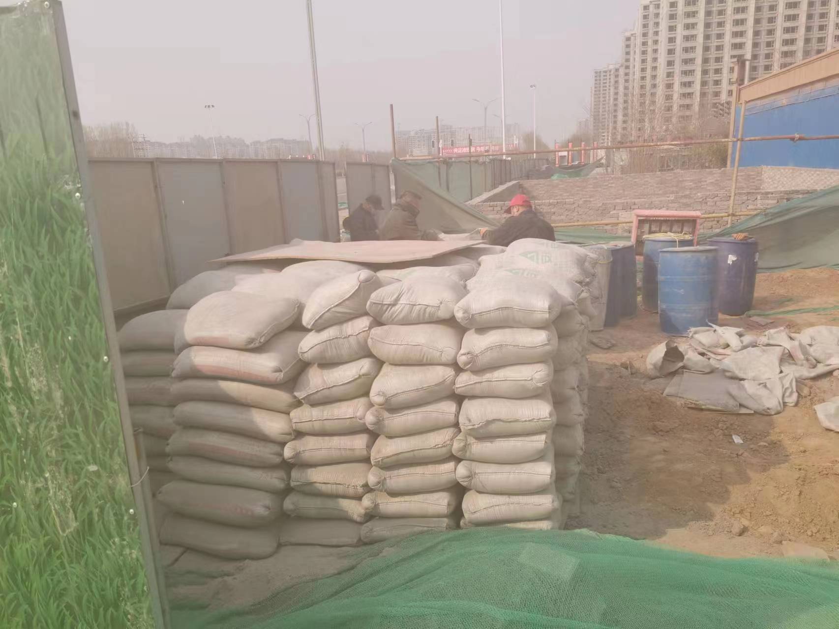 红山街道水泥注浆